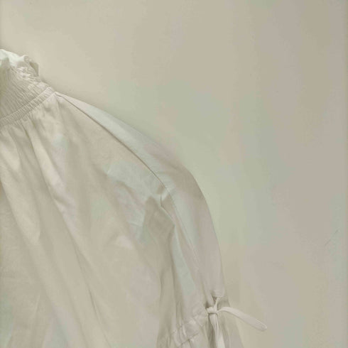 ダブルスタンダードクロージング DOUBLE STANDARD CLOTHING 25SS フリルネック リボン デザイン ブラウス レディース FREE